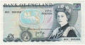 Bank Of England 5 Pound Notes To 1979 5 Pounds, from 1971